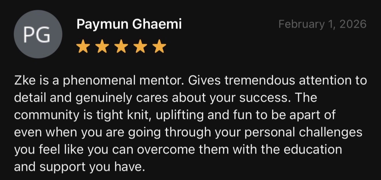 Member testimonial about discipline
