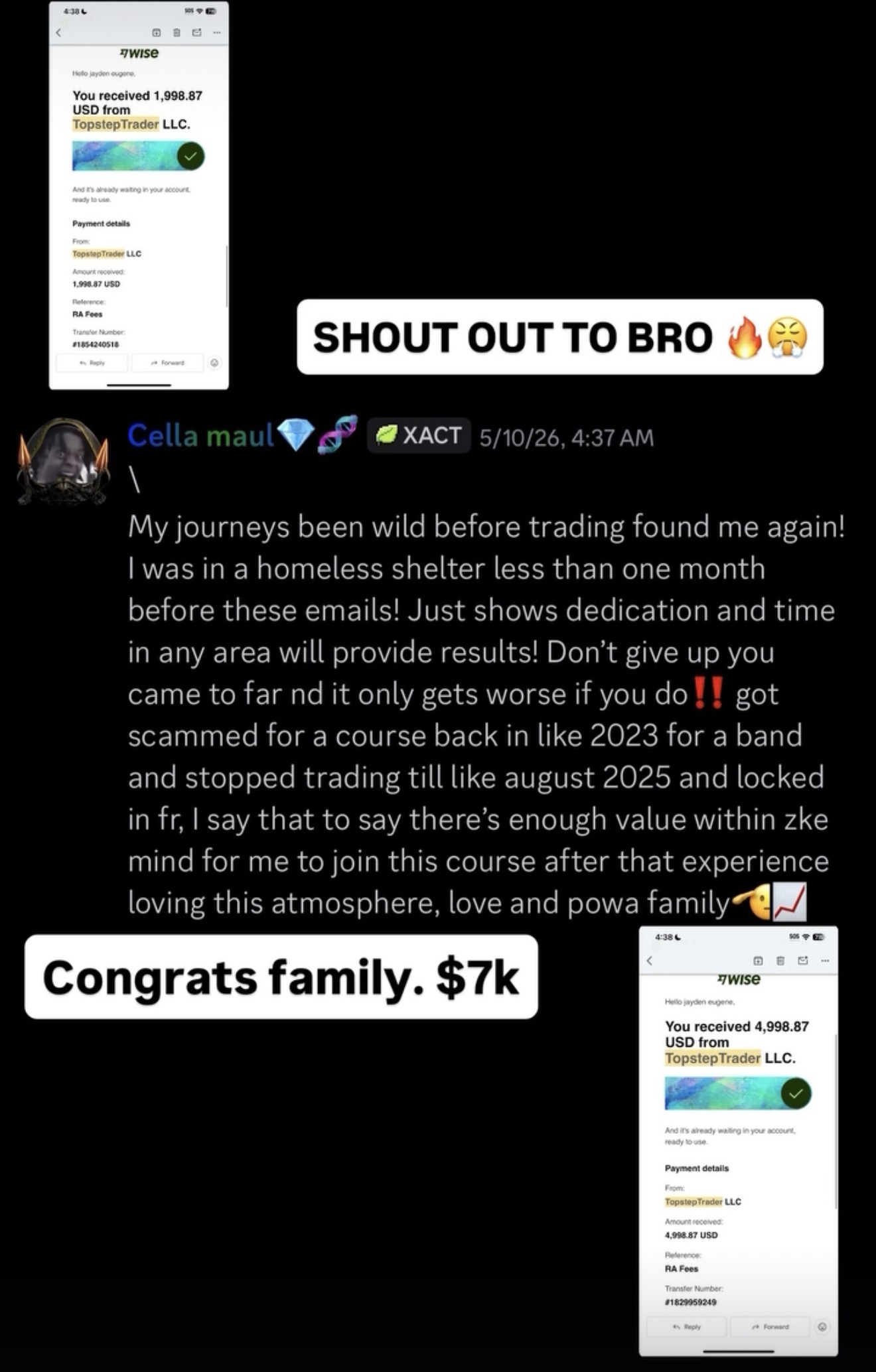 Member testimonial about clarity